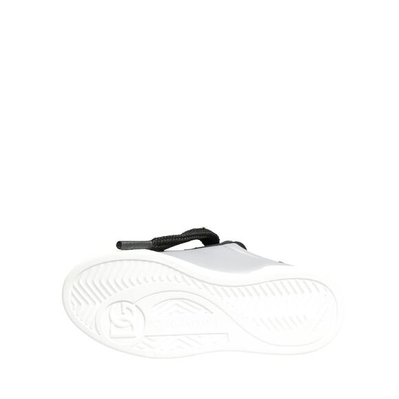 Dolce & Gabbana Gray Leather Low Top Lace Up Sneakers Men's Shoes - Picture 5 of 5